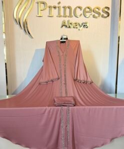 দুবাই জাপ্রান ফেব্রিক স্টোন প্লাস ক্রিস্টাল আবাইয়া